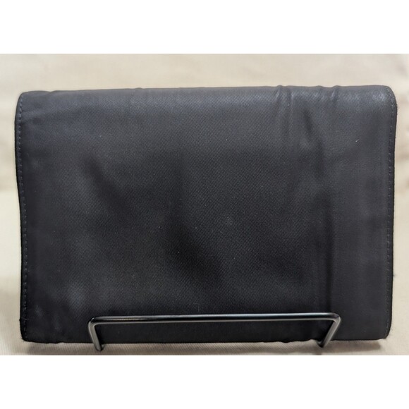Prada Wallet Black With Leather inside Made In Italy Chain Included - Picture 5 of 7